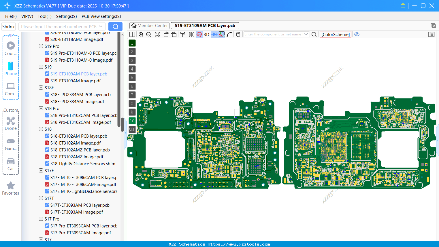 VIVO S19-ET3109AM PCB Layer